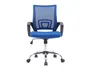 Q-connect Silla Siena Oficina Malla Base Metálica Color Negro/Azul Ajustable Premium