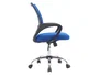 Q-connect Silla Siena Oficina Malla Base Metálica Color Negro/Azul Ajustable Premium