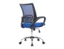 Q-connect Silla Siena Oficina Malla Base Metálica Color Negro/Azul Ajustable Premium