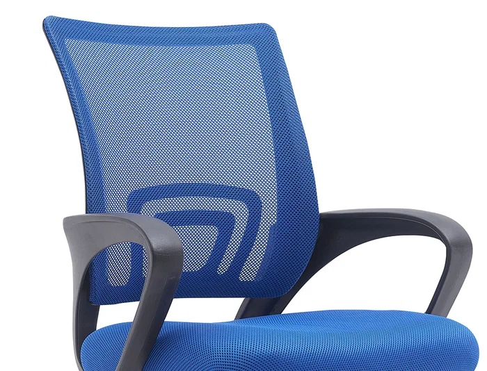 Q-connect Silla Siena Oficina Malla Base Metálica Color Negro/Azul Ajustable Premium