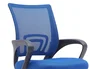 Q-connect Silla Siena Oficina Malla Base Metálica Color Negro/Azul Ajustable Premium