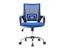 Q-connect Silla Siena Oficina Malla Base Metálica Color Negro/Azul Ajustable Premium