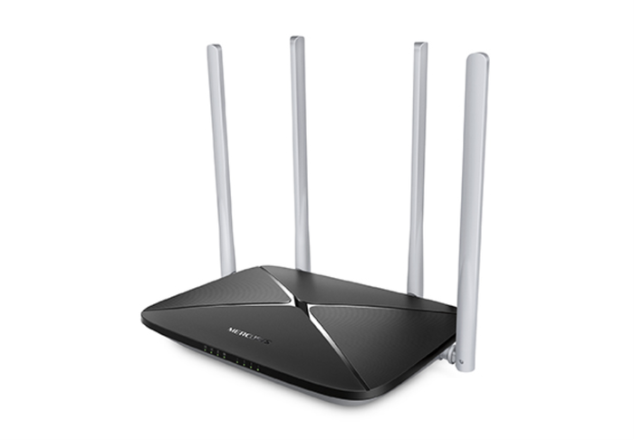 Mercusys AC12 Router Inalámbrico de Doble Banda AC1200 Negro Mercusys AC12 Router Inalámbrico de Doble Banda AC1200 Negro
