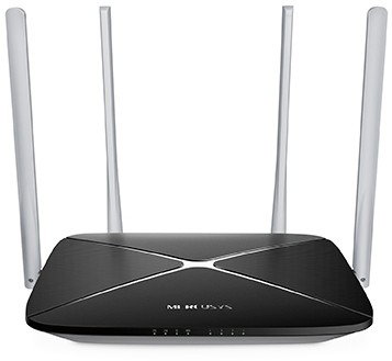 Mercusys AC12 Router Inalámbrico de Doble Banda AC1200 Negro Mercusys AC12 Router Inalámbrico de Doble Banda AC1200 Negro