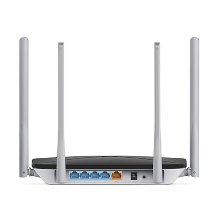 Mercusys Router AC12 Inalámbrico Doble Banda AC1200 Wi-Fi 802.11ac 4 Antenas 5dBi