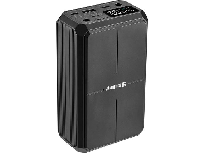 Sandberg Powerbank Portátil 27000 mAh PD100W con Carga Rápida DC y USB-C para Móviles y Portátiles Sandberg Powerbank Portátil 27000 mAh PD100W con Carga Rápida DC y USB-C para Móviles y Portátiles