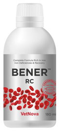 Vetnova Solución Oral Vitamínico-Mineral 180ml para Perros y Gatos, Hierro, Vitamina C, B12, B1, B2, B6, B3, K3, Apetito, Recuperación