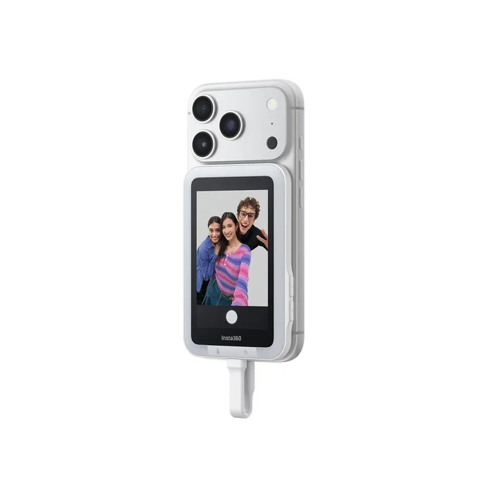 Insta360 Snap Pantalla Selfie con Luz, Blanco