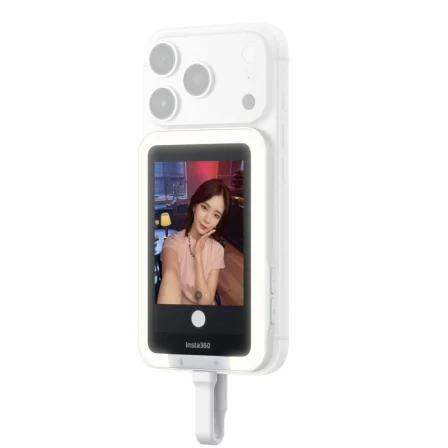 Insta360 Snap Pantalla Selfie con Luz USB-C 3.5 Pulgadas Blanco