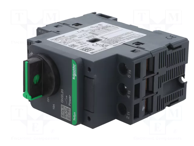 SCHNEIDER ELECTRIC GV2L20 Interruptor Motorizado 7,5kW 230÷690VAC SCHNEIDER ELECTRIC GV2L20 Interruptor Motorizado 7,5kW 230÷690VAC