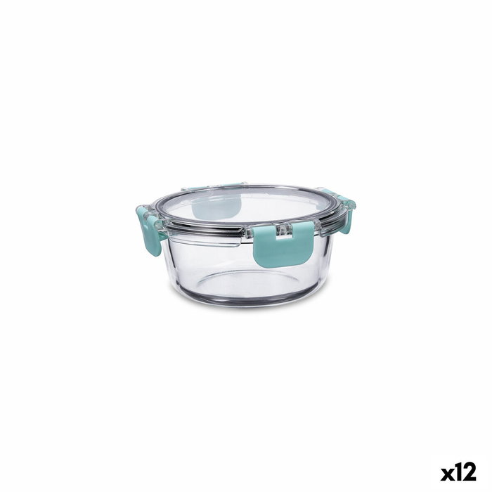 Quid Set de 12 Recipientes Herméticos de Vidrio Purity de 39 cL