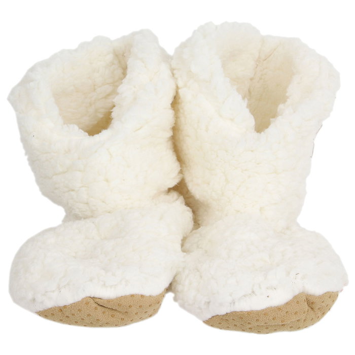 Sensly Zapatillas Bota Blancas de Poliéster para Mujer - Par Antideslizante 26x13x19 cm Sensly Zapatillas Bota Blancas de Poliéster para Mujer - Par Antideslizante 26x13x19 cm