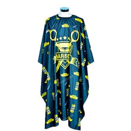 Zzmen Capa de Barbero Yellow Scissors