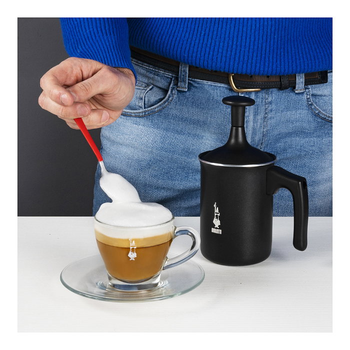 Bialetti Espumador de leche manual Perfetto Crema Negro 160 ml Bialetti Espumador de leche manual Perfetto Crema Negro 160 ml