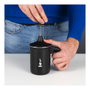 Bialetti Espumador de leche manual Perfetto Crema Negro 160 ml