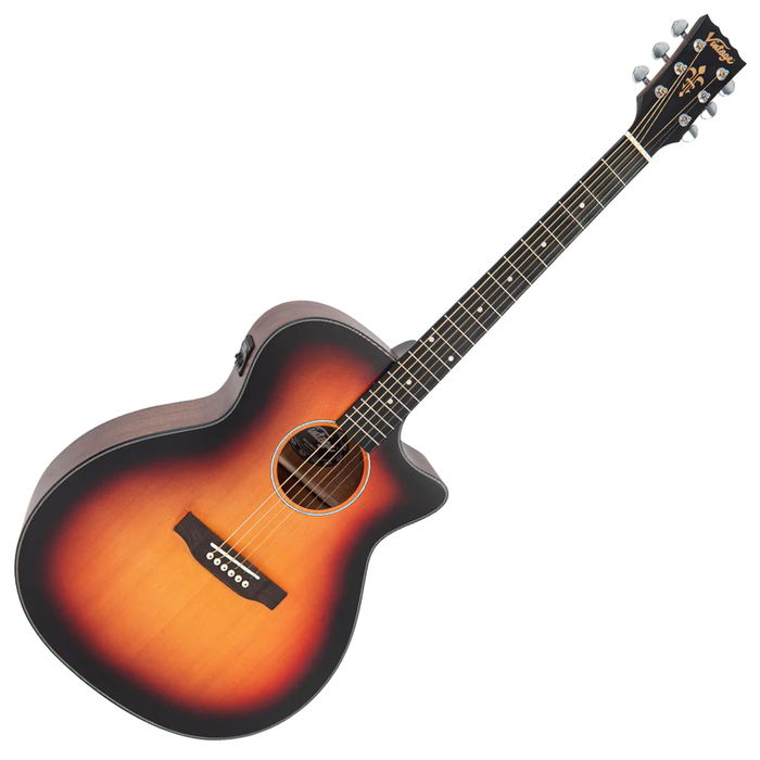 VINTAGE Stage Series Grand Cw A/E Guitar Acústica - Sunburst VINTAGE Stage Series Grand Cw A/E Guitar Acústica - Sunburst