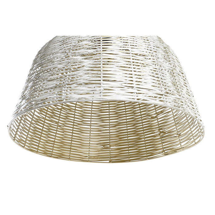 DKD Home Decor Lámpara de Techo Hierro Blanco y Dorado 51x51x38 cm DKD Home Decor Lámpara de Techo Hierro Blanco y Dorado 51x51x38 cm