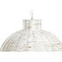 DKD Home Decor Lámpara de Techo Hierro Blanco y Dorado 51x51x38 cm