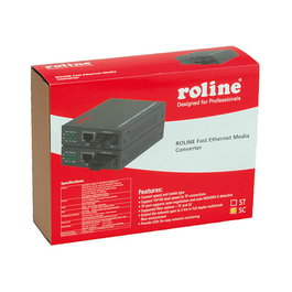 ROLINE Fast Ethernet Konverter RJ-45 - SC Loop-back