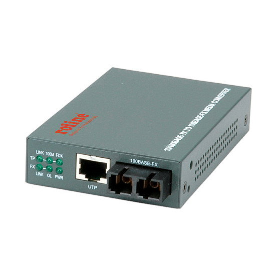 ROLINE Fast Ethernet Konverter RJ-45 - SC Loop-back ROLINE Fast Ethernet Konverter RJ-45 - SC Loop-back