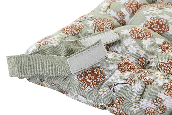 DKD Home Decor Cojin Tradicional Verde Beige 40 x 40 cm (4 Unidades)