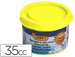 Jovi Tempera Escolar 35 ml Amarillo Limón