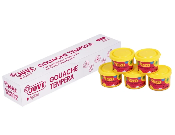 Jovi Tempera escolar amarillo limón 35 ml