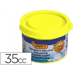 Jovi Tempera escolar amarillo limón 35 ml Jovi Tempera escolar amarillo limón 35 ml