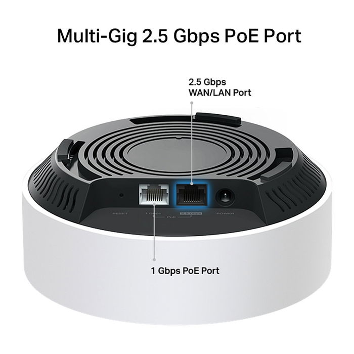 TP-Link Deco X50-POE | Sistema WiFi Mesh AX3000 con PoE, Paquete Doble (2-PACK), Blanco | DECO X50-POE