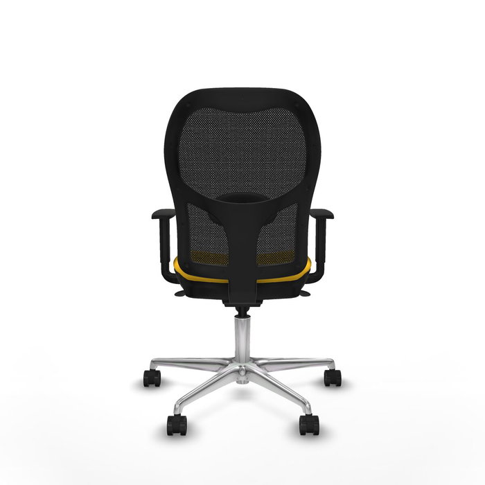 PIQUERAS Y CRESPO Silla de oficina Jorquera con mecanismo Sincro, Amarillo y Negro PIQUERAS Y CRESPO Silla de oficina Jorquera con mecanismo Sincro, Amarillo y Negro