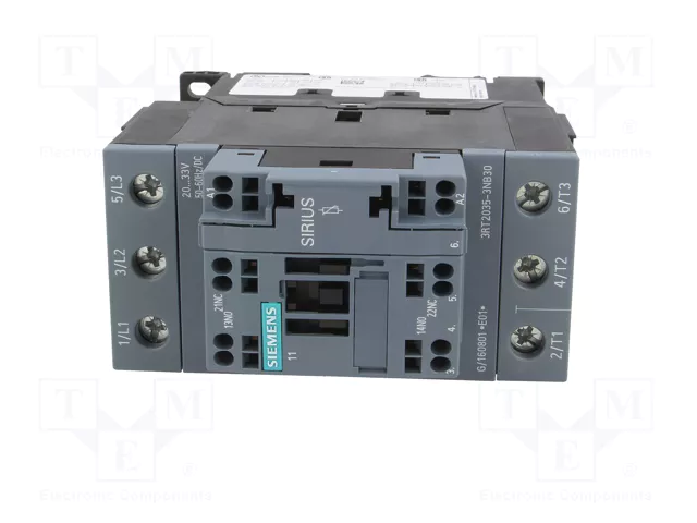 SIEMENS 3RT2035-3NB30 Contactor 3-polar 40A