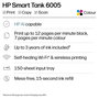 HP Smart Tank 6005 Multifunción Inyección de Tinta Gris