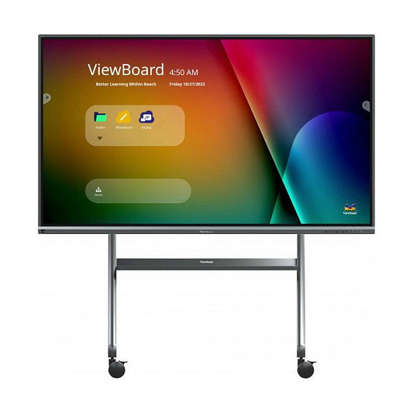 ViewSonic VB-STND-009 Soporte de suelo con ruedas para pantallas de 55" a 105" (267 cm), altura ajustable, carga 120 kg ViewSonic VB-STND-009 Soporte de suelo con ruedas para pantallas de 55" a 105" (267 cm), altura ajustable, carga 120 kg