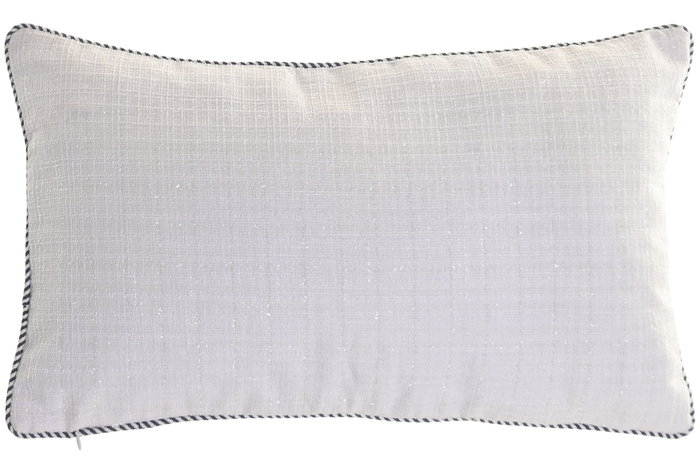 DKD Home Decor Cojín de Chenilla Azul 60x10x35 cm