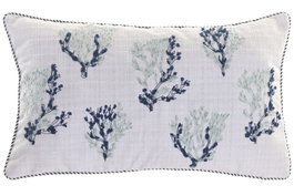 DKD Home Decor Cojín de Chenilla Azul 60x10x35 cm