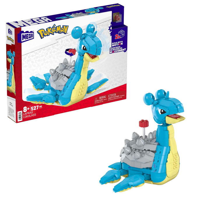 Mega Bloks Pokemon Lapras Construible HKT26 Mattel +8 años Mega Bloks Pokemon Lapras Construible HKT26 Mattel +8 años