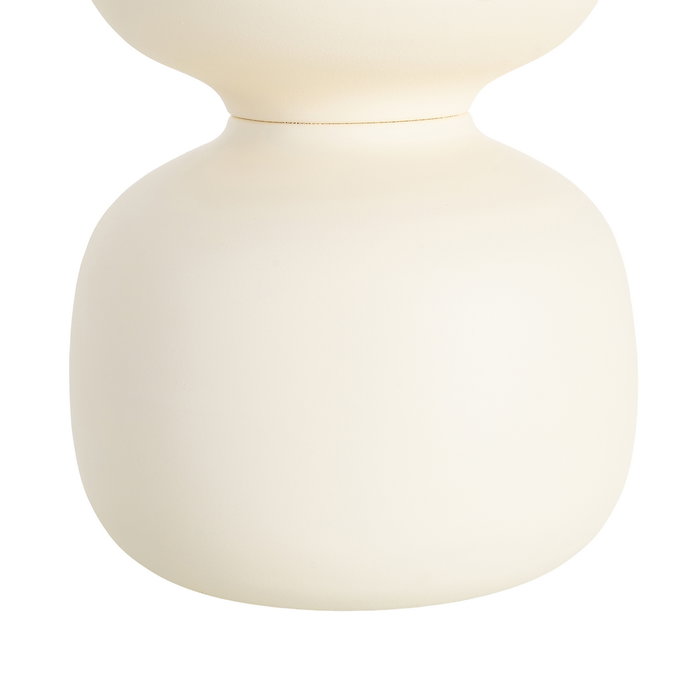 Mesita Blanco Roto Acero 38 X 38 X 52 cm