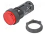 SCHNEIDER ELECTRIC Interruptor de presión Harmony XB7 22mm Rojo LED 24V