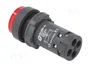 SCHNEIDER ELECTRIC Interruptor de presión Harmony XB7 22mm Rojo LED 24V