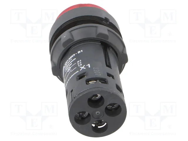 SCHNEIDER ELECTRIC Interruptor de presión Harmony XB7 22mm Rojo LED 24V
