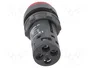 SCHNEIDER ELECTRIC Interruptor de presión Harmony XB7 22mm Rojo LED 24V