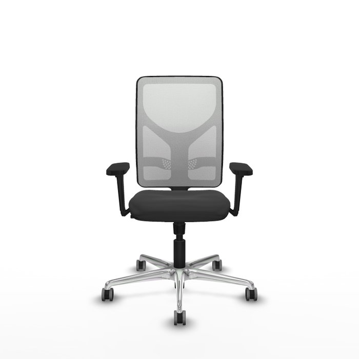 PIQUERAS Y CRESPO Silla de oficina Motilla con mecanismo Sincro, Gris oscuro y Blanco PIQUERAS Y CRESPO Silla de oficina Motilla con mecanismo Sincro, Gris oscuro y Blanco