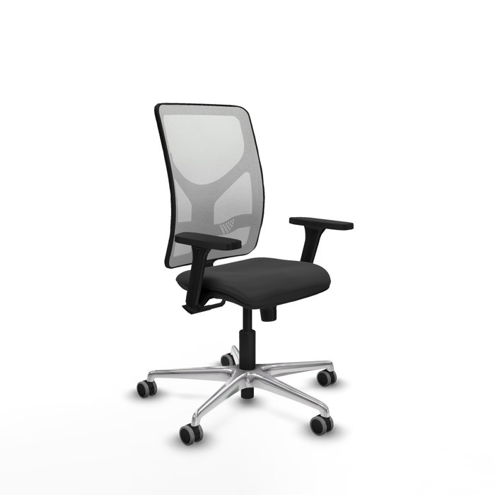 PIQUERAS Y CRESPO Silla de oficina Motilla con mecanismo Sincro, Gris oscuro y Blanco PIQUERAS Y CRESPO Silla de oficina Motilla con mecanismo Sincro, Gris oscuro y Blanco