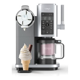 Ninja NC701EU Swirl by CREAMi 13-in-1 Máquina de Helado Suave y Sorbete, 0,48 L, Negro y Plata