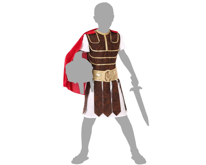 Disfraz Gladiador Niño Infantil Marrón Temática Romanos Talla 3-4 Años Disfraz Gladiador Niño Infantil Marrón Temática Romanos Talla 3-4 Años