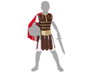 Disfraz Gladiador Niño Infantil Marrón Temática Romanos Talla 3-4 Años