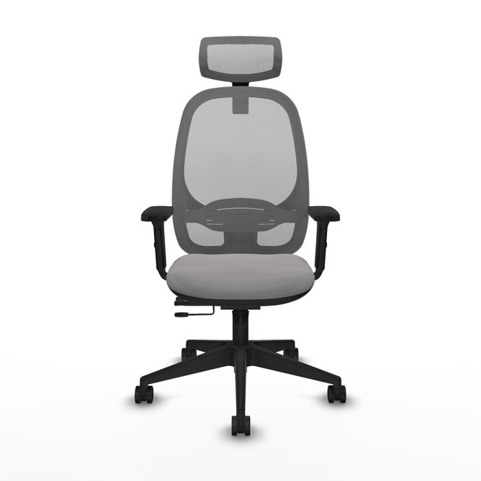PIQUERAS Y CRESPO Silla de oficina Cilanco Gris con mecanismo Sincro/Traslack