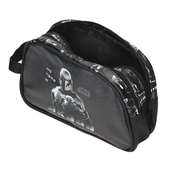 Joumma Bags Neceser His Name is Grogu Mandalorian Star Wars, 26x16x11 cm Poliéster, Adaptable a Carro