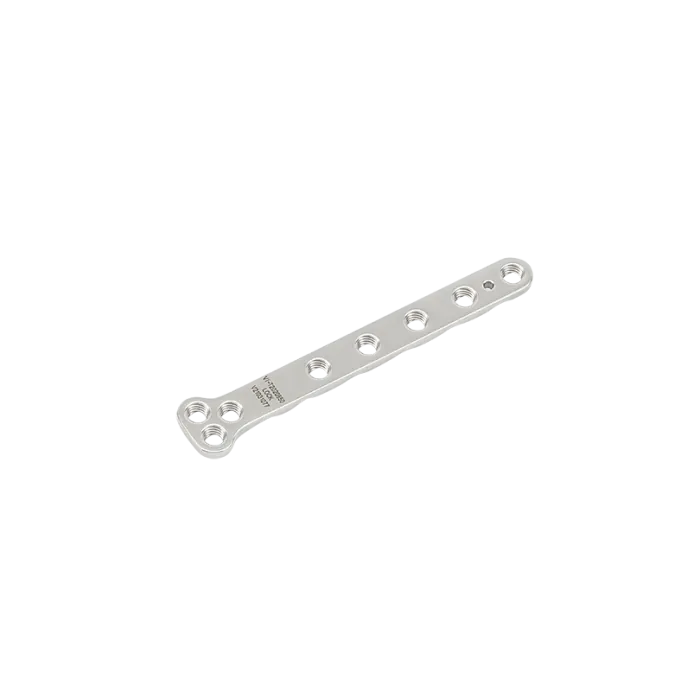 Vi T2020850LOCK Placa de bloqueo de 2.0mm con 8 agujeros y 50mm de largo Vi T2020850LOCK Placa de bloqueo de 2.0mm con 8 agujeros y 50mm de largo