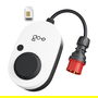 go-e Charger Gemini flex 2.0 Estación de carga móvil 11 kW (16A 3-fases) con 4G/LTE, color blanco/negro
